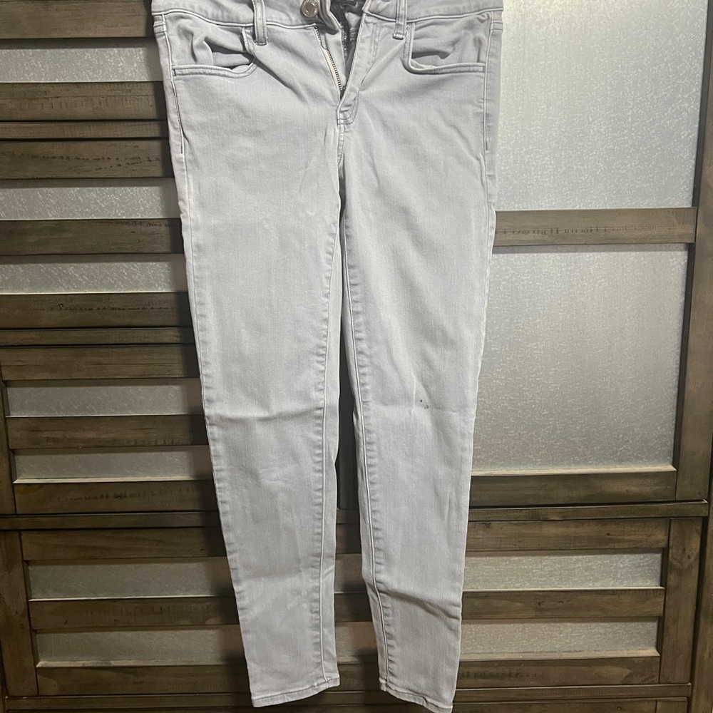 American Eagle Outfitters Gray Skinny Jeans